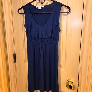 Navy Blue Forever 21 sleeveless Dress long shirt Misses sz S Normcore